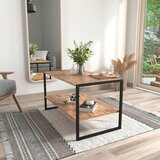 MID.YOU Klubska Miza Insasi L, Barva Hrasta, Črna | Shoptok.si