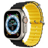 Moye smartwatch ocean strap 44/45/49mm black/yellow ( 055032 ) cene
