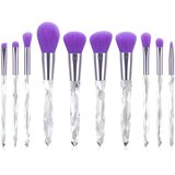  Set kistova za šminkanje KR - 40042 - Transparentna / Ljubičasta / 10kom KP40042 | shoptok.hr