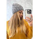 Kesi Cap with fleece Agnieszka K239 light gray | Shoptok.si