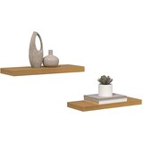  Polica na zidu 2 pcs Bež 60 x 23 5 x 4 cm Konstruirano drvo | shoptok.hr