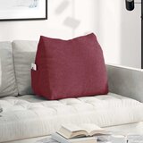 vidaXL Poglavni vzglavnik Vinorodna rdeča 60 x 20 x 50 cm blago | Shoptok.si