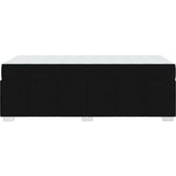  Krevetna konstrukcija s madracem Crna 100 x 200 cm tkanina | shoptok.hr