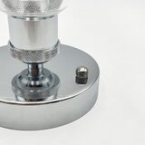  plafonski luster trish 1xE27/15W/230V sjajni hrom/prozirno staklo | Eponuda.com