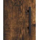  Visoka komoda dimljeni hrast 69,5x34x180 cm konstruiranog drva | shoptok.hr