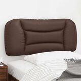 vidaXL Vzglavna stranica rjava 90 cm umetno usnje, (21048531) | Shoptok.si