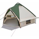 Tenda za 4 osobe s krovom Zelena i Siva 388 x 320 x 169 cm | shoptok.hr