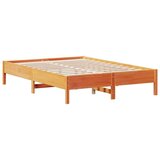  Krevet s regalom za knjige bez madraca 150x200 cm od borovine | shoptok.hr
