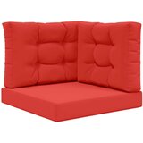  Zunanja blazina za kavč 3 pcs Rdeča Poliester, (5000202501) | Shoptok.si