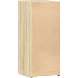 vidaXL Komoda dimljeni hrast 40x42,5x93 cm inženirski les | Shoptok.si