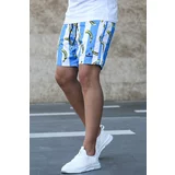 Madmext Beach Banana Blue Shorts 2376-2376