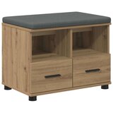  Haldna klop z blazino s predalom Umetni hrast 60 x 38 x 46 cm, (5000155651) | Shoptok.si