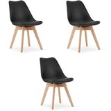 Brandless MARK stol črna x 3, (22030511) Cene