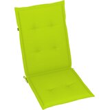  Vrtne stolice s jarko zelenim jastucima 4 kom masivna tikovina | shoptok.hr