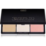 Wibo 3 Steps To Perfect Face Light paleta za konture obraza za obraz 10 g Cene
