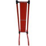  Škarjasta ograja, 2 nogi, rdeče / bele barve, dolžina maks. 4000 mm | Shoptok.si