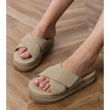 Gemre Brown platform sandals with straps Juko | ePonuda.com