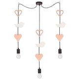  Dečiji luster na sajli TRIO 3xE27/20W/230V roze/bela | Eponuda.com