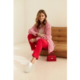 Gemre Women's Silver Platform Lace-Up Perforated Sneakers Lori | Shoptok.si