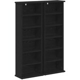 Cd ormar 2 kom. Crni hrast 60 x 17 x 92 cm Konstruirano drvo | shoptok.hr