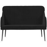  Klupa crna 110 x 76 x 80 cm baršunasta | shoptok.hr