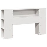  s regalom z knjige bez madraca bijeli 135x190cm borovina | shoptok.hr