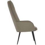  Stol za sproščanje svetlo siv žamet, (20957453) | Shoptok.si