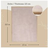 Hakuna Matte Hakuna mekani dječji tepih oblak s dizajnom, zen vrt 200 x 150 x 2,5 cm | shoptok.hr