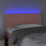  LED uzglavlje ružičasto 100x5x78/88 cm baršunasto | shoptok.hr