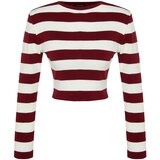 Trendyol Sweater - Burgundy - Slim fit Cene