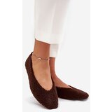 Boto Ladies Ballet Flats With Sheepskin Chocolate Zimira | Shoptok.si