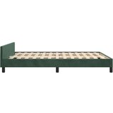  Za krevet s uzglavljem tamnozeleni 140x200 cm baršunasti | shoptok.hr