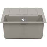  Umivaonik Siva 780 x 500 mm 80% kvarc i 20% smola | shoptok.hr