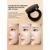 JUNG SAEM MOOL Essential Skin Nuder Longwear Cushion dugotrajni puder u spužvici SPF 50+ + zamjensko punjenje nijansa Fair Light 2x14 g | shoptok.hr