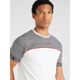 Brave Soul Majica 'ENNIS' rdeča / črna / bela | Shoptok.si
