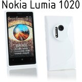  Gumijasti / gel etui S-Line za Nokia Lumia 1020 - beli Cene