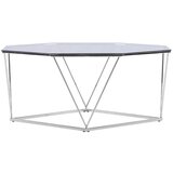 Furniture Fashion Österlen klub stolić ⌀100 cm, prozirni | shoptok.hr