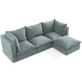 Makamii Modra kotna sedežna garnitura (desni kot/z ležalnikom) Manao – | Shoptok.si