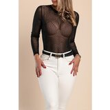 Fenzy Prozirni Bodi Sa Šljokicama, Crni | shoptok.hr