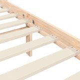  Posteljni okvir z vzglavjem 160x200 cm trden les | Shoptok.si