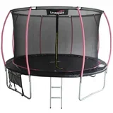 max 16ft trampolin črno-roza