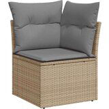 vidaXL 9-dijelni set vrtnih sofa s jastucima bež od poliratana | shoptok.hr