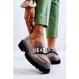 Kesi Lacquered shoes Grey Corine