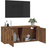  Zidni TV ormarić Boja dimljenog hrasta 100 x 34,5 x 40 cm | shoptok.hr