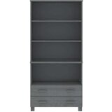  Visoka omara HAMAR trdna borovina siva, (20656498) | Shoptok.si