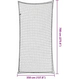  Mreža za prikolicu s elastičnim užetom crna 7 x 3,5 m PP | shoptok.hr