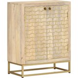  Komoda z 2 vrati 55x30x70 cm trden mangov les | Shoptok.si