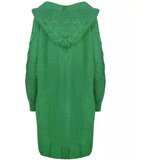 Pri Cardigan Long Chunky Braid Wool Sweater | Shoptok.si