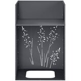  Vrtna saksija 2 kom. Antracit 50 x 50 x 75 cm Čelična vrata | shoptok.hr