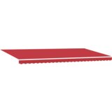vidaXL avtomatska retraktibilna tenda rdeča 600x300 cm, zamenjava tkanine za tenda 6x3 m rdeča | Shoptok.si